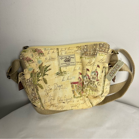 Fossil Vintage Print Crossbody Bag - Picture 1 of 5